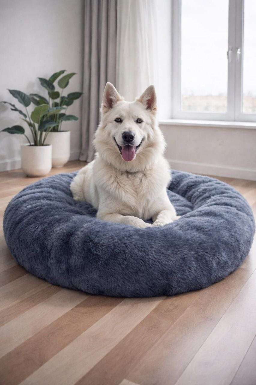 Cocoa Brown Donut Bed