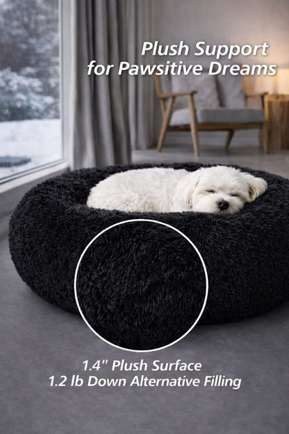 Midnight Black Donout Bed