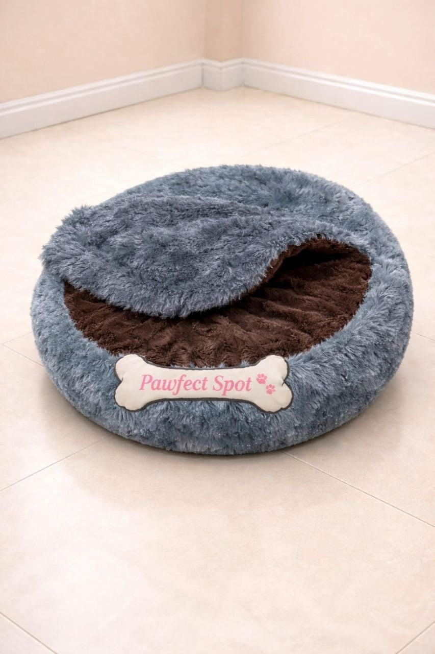 Grey Pouch Bed