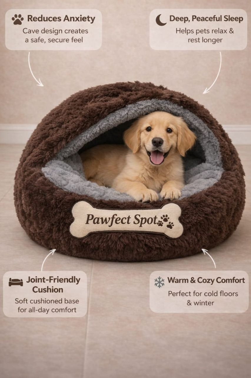Brown Pouch Bed