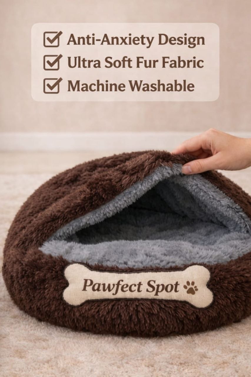Brown Pouch Bed