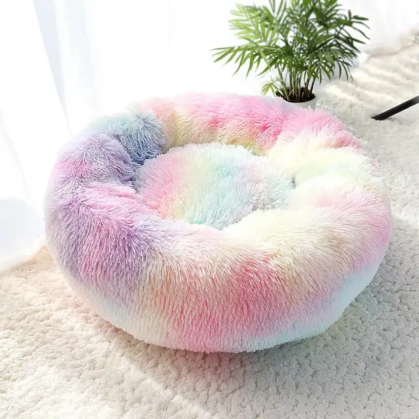 Rainbow Doughnut Bed