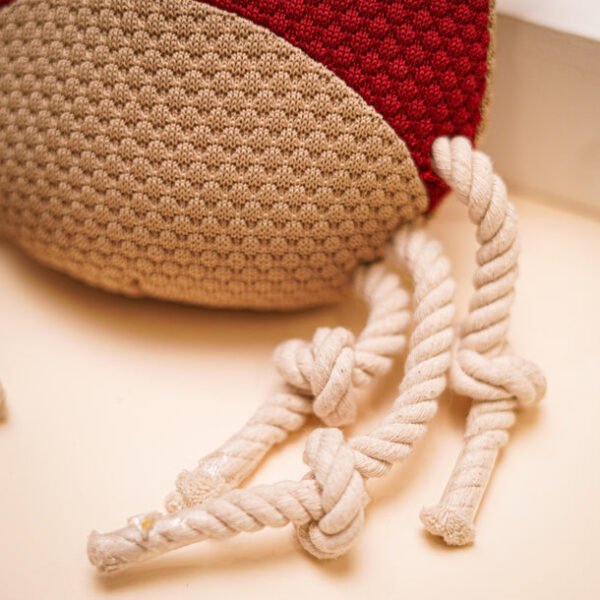 Knitted Squeaky Crab SoftToy - Image 2